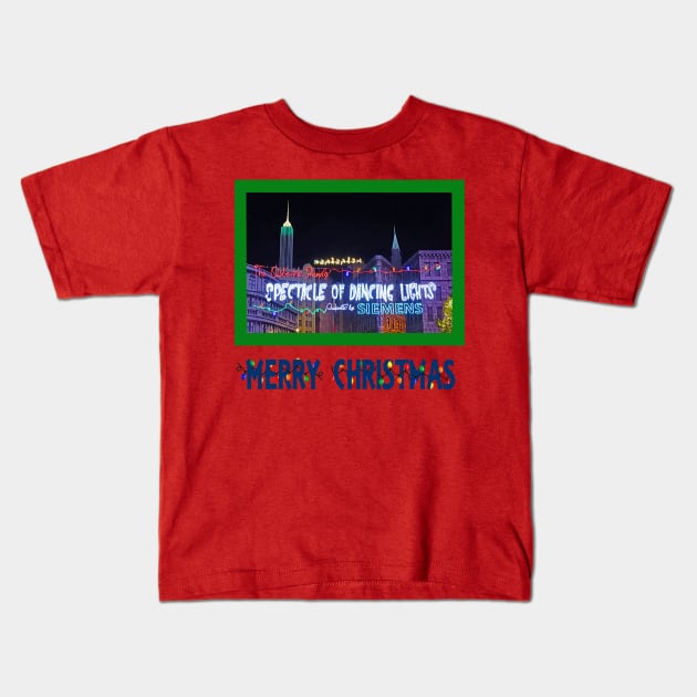 Osborne Lights Kids T-Shirt by castledreaming